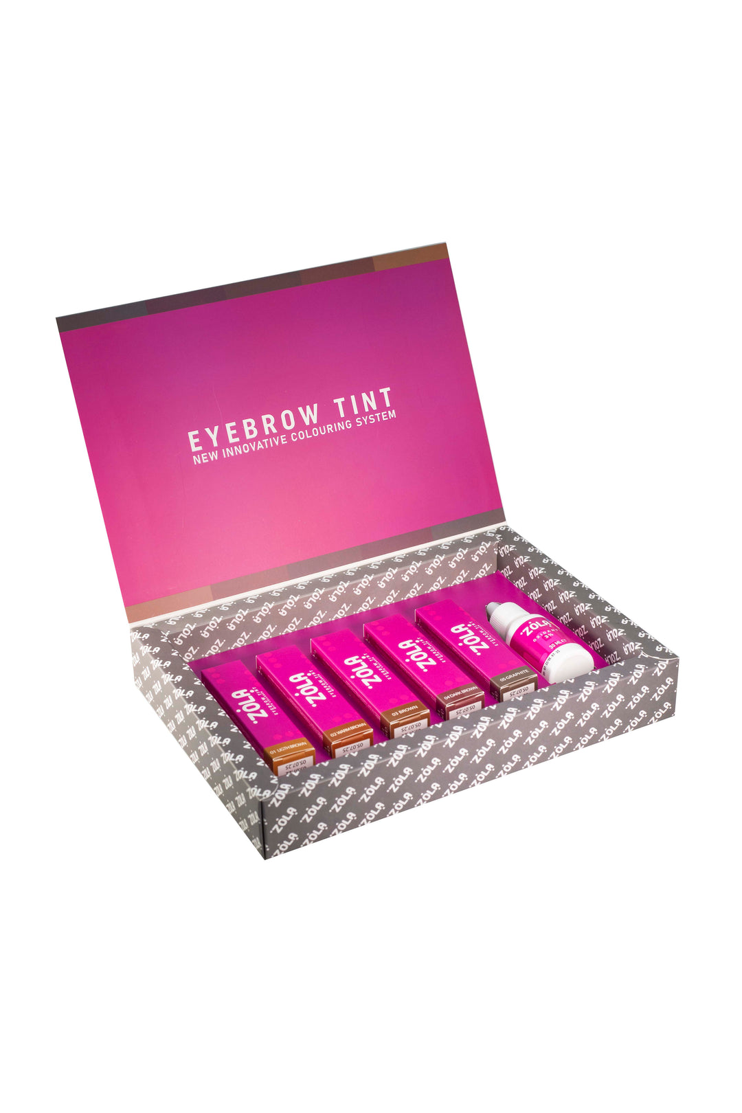 ZOLA Set of Eyebrow Tint With Collagen 5x15ml (5 colors and oxidant)